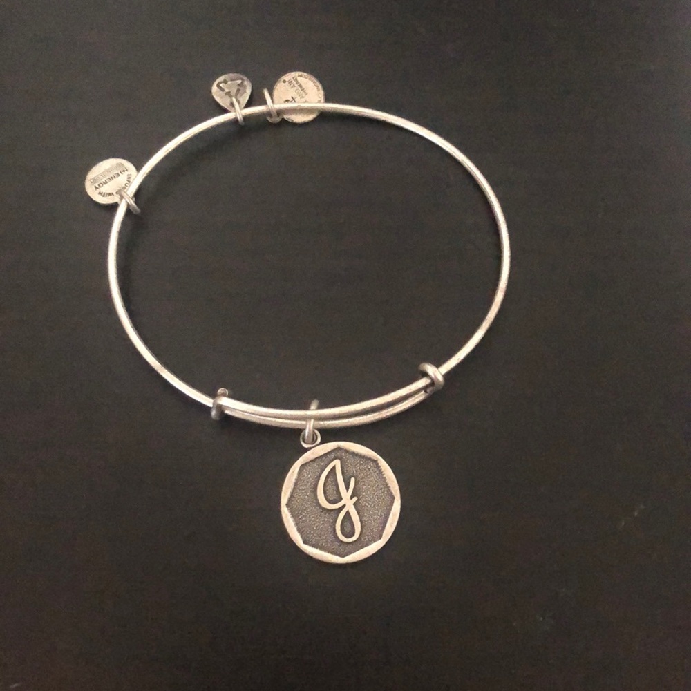 Alex and Ani J Initial Bracelet